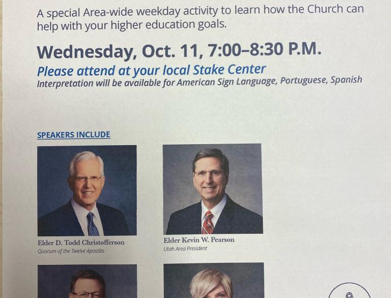 Utah Area Educational Devotional