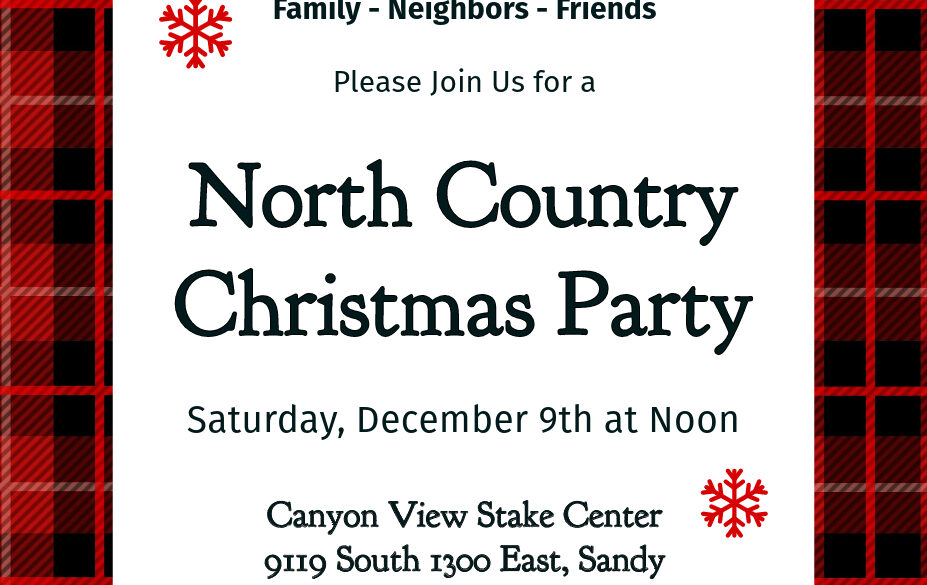 North Country Christmas Party!