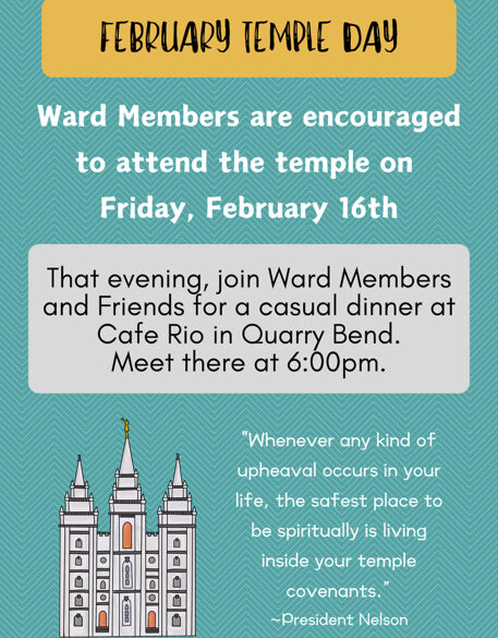 February Temple Day