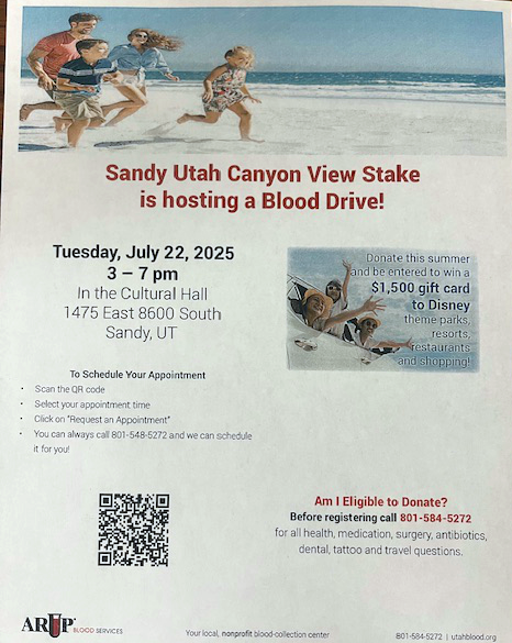 Blood Drive – Win a Prize!