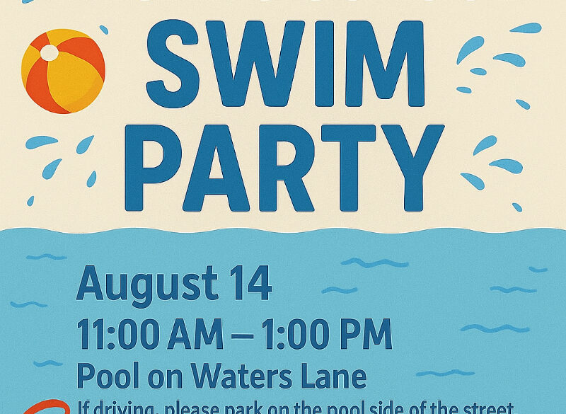 Back-to-School Swim Party